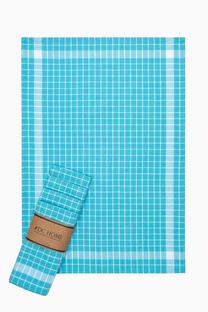 Virtuvinių rankšluosčių rinkinys Foutastic Kareli 192DCH1664, turkio, 65 cm x 45 cm, 5 vnt.