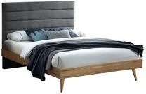 Lova dvigulė Home4you Roman Harmony Delux, 160 x 200 cm, pilka, su čiužiniu