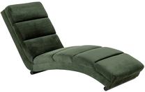 Krėslas Slinky, juoda/tamsiai žalia, 170 cm x 60 cm x 82 cm