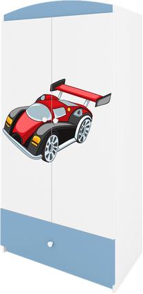 Spinta Kocot Kids Babydreams Racing Car, mėlyna/balta, 90 cm x 52 cm x 175.5 cm