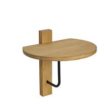 Sieninė lentyna Kalune Design Reve, ąžuolo/juoda, 35 cm x 35 cm x 35 cm