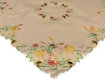 Staltiesė apvali OSW-099-C, geltona, 85 x 85 cm