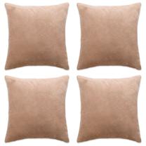 Dekoratyvinė pagalvėlė VLX Cushion Covers, smėlio, 80 cm x 80 cm, 4 vnt.
