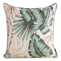 Pagalvės užvalkalas Garden, kreminė/žalia, 45 cm x 45 cm