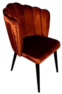 Valgomojo kėdė MN Daisy, blizgi, oranžinė, 49 cm x 45 cm x 85 cm