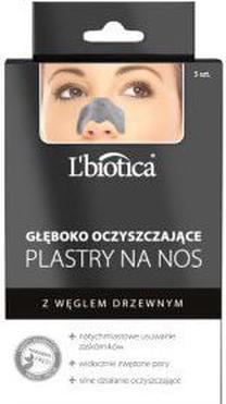 Veido kaukė Lbiotica Deep Cleansing Nose Strips, 3 vnt.