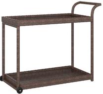 Serviravimo vežimėlis VLX Bar, rudas, 45 cm x 100 cm x 83 cm