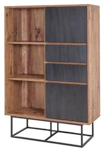 Lentyna Kalune Design Quantum Taxon 752, ruda/pilka, 90 cm x 36 cm x 137 cm