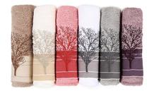 Vonios rankšluosčių rinkinys Foutastic Infinity 317HBY2258, balta/pilka/raudona, 90 cm x 50 cm, 6 vnt.