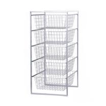 Krepšių sistema Domoletti, 55 cm x 45 cm, pilka