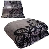 Pledas KW-111, juodas/pilkas/grafito, 160 cm x 210 cm