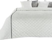 Lovatiesė NFE-03, balta/pilka, 220 cm x 240 cm