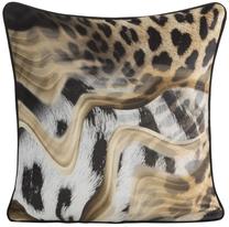 Dekoratyvinės pagalvėlės užvalkalas Ewa Minge B 22, juoda/rusva, 45 cm x 45 cm