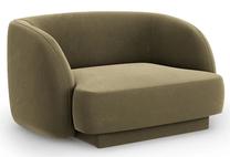 Krėslas Micadoni Home Miley Velvet, žalias, 85 cm x 109 cm x 74 cm