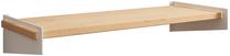 Sieninė lentyna ADRK Ovo, ąžuolo/balta, 60 cm x 23.5 cm x 10 cm