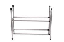 Batų lentyna Domoletti, sidabro, 113 cm x 23 cm x 51 cm