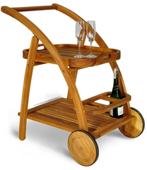 Serviravimo vežimėlis, ruda, 78 cm x 54 cm x 79 cm