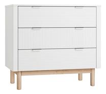 Komoda Pinio Miloo, balta, 100.2 cm x 52.4 cm x 90.4 cm