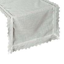 Stalo takelis stačiakampė, balta, 35 x 180 cm