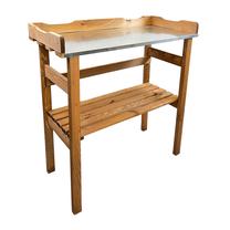 Balkono staliukas 4IQ, rudas, 78 cm x 38 cm x 86 cm