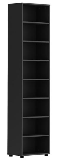 Pastatoma lentyna Modeo S499-REG/50/200/30_6B-GF, juoda, 31 cm x 50 cm x 208 cm