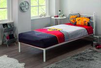 Lovatiesė Mijolnir Set Bispeed, balta/juoda/raudona, 220 cm x 135 cm