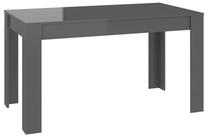 Valgomojo stalas VLX 804210, pilkas, 140 cm x 74.5 cm x 76 cm