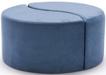 Pufas Hanah Home Alis 825BLC1610, mėlynas, 80 cm x 80 cm x 40 cm