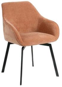 Valgomojo kėdė Clara, ruda/juoda/rožinė, 55.5 cm x 58.5 cm x 83.2 cm