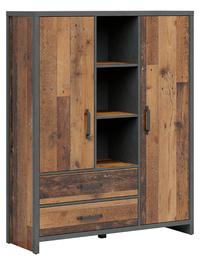 Spinta Weston S483-REG2D2S-SOSTC/MTA, ruda/pilka, 40 cm x 120 cm x 150 cm