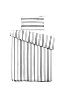 Patalynės užvalkalų komplektas Kenda Sand Pina 125, baltas/pilkas, 135 x 200 cm