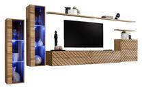 Svetainės baldų komplektas ASM Switch XI, vidaus, wotan ąžuolo