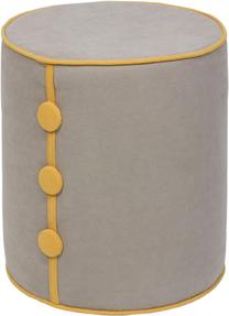 Pufas Kalune Design 825-814, geltona/smėlio, 41 cm x 41 cm x 46 cm