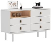 Stalčių blokai Home4you Iris 20342, balta, 120 cm x 40 cm x 75 cm