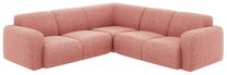 Kampinė sofa Micadoni Molino Chenille, rožinė, 252 x 252 cm x 75 cm