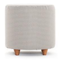 Pufas Hanah Home Begon Houndstooth, šviesiai ruda, 40 cm x 40 cm x 40 cm