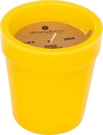 Žvakė, cilindrinė Atmosphera Giny Citronella Mosquito, 40 h, Balta/Geltona