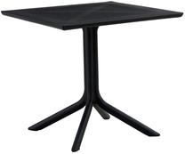 Lauko stalas Tulumi, juodas, 80 cm x 80 cm x 75 cm