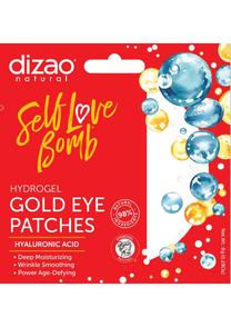 Veido kaukė, akių sričiai Dizao Natural Patches 100% Hyaluronic acid, 8 ml