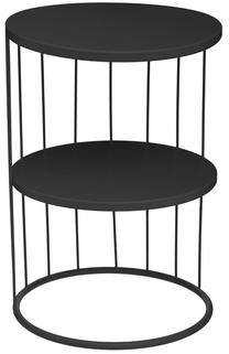Kavos staliukas Atmosphera Kobu, juodas, 36 cm x 36 cm x 52 cm