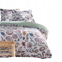 Patalynės užvalkalų komplektas TODAY Sunshine, mėlynas/baltas/raudonas, 220 x 240 cm