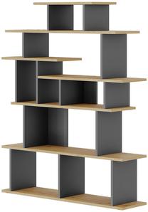 Lentyna Kalune Design Apollon 776HMS3663, antracito/ąžuolo, 29.2 cm x 120 cm x 149 cm