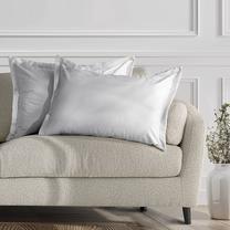 Dekoratyvinės pagalvėlės užvalkalas Restilo Velvet, balta, 70 cm x 50 cm, 2 vnt.