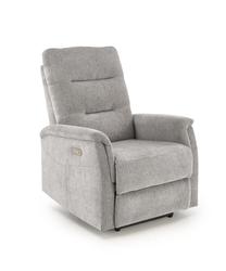 Atlošiamas krėslas Jamal Odin 15, pilkas, 90 cm x 80 cm x 105 cm