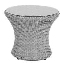 Lauko stalas Home4you Ascot, pilkas, 56 cm x 56 cm x 46 cm