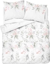 Patalynės užvalkalų komplektas Pink Flowers THK-080206, baltas, 160 x 200 cm