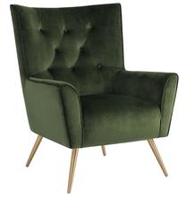 Krėslas Mirle, žalias, 88 cm x 82 cm x 104 cm