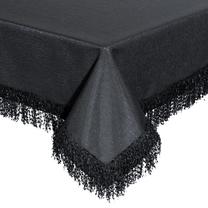Staltiesė stačiakampė Jasper, juoda, 140 x 280 cm