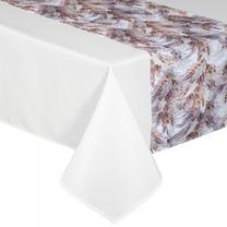 Staltiesė stačiakampė Anita, balta, 140 x 260 cm