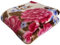 Pledas KW-80, kreminė/raudona, 160 cm x 210 cm